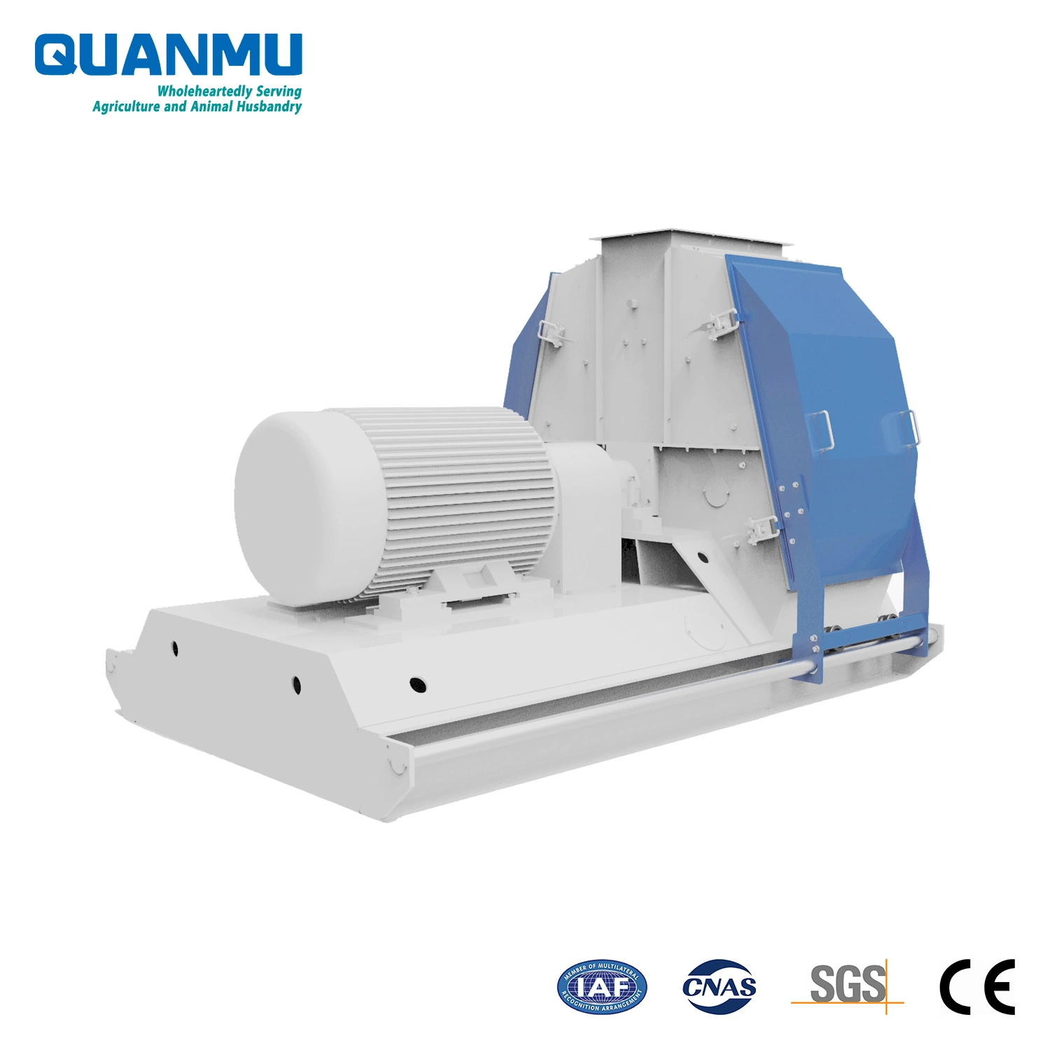 Große Hammermühle Crusher Maschine für Schwein und Vieh Tier Dung (Mist) Bio-Dünger oder Bio-Dünger