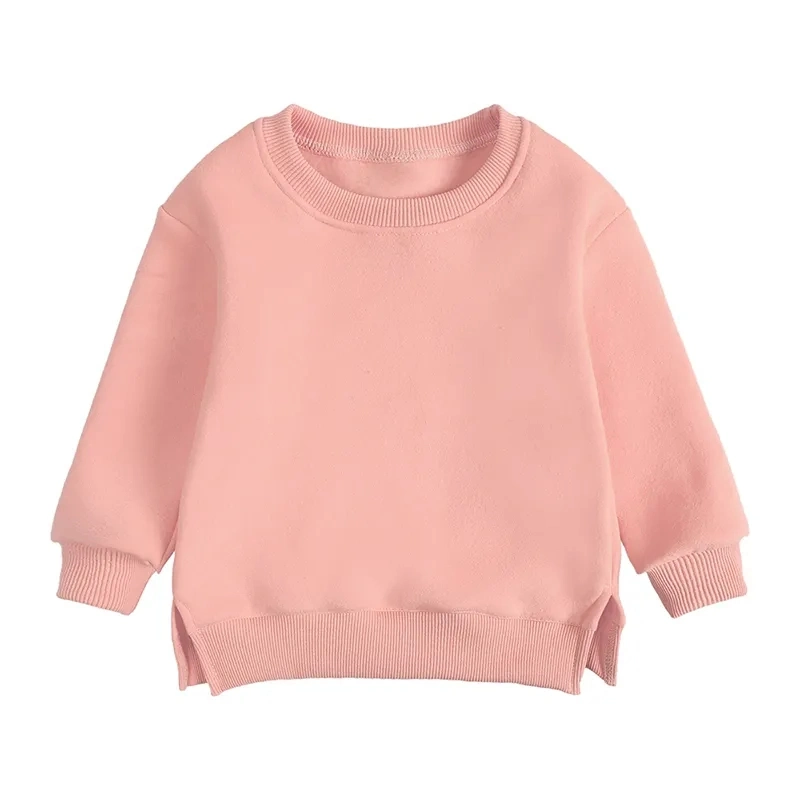 Kleinkind Mädchen Sweatshirts Langarm T-Shirt Baby Crewneck Baumwolle Pullover Kinderbekleidung