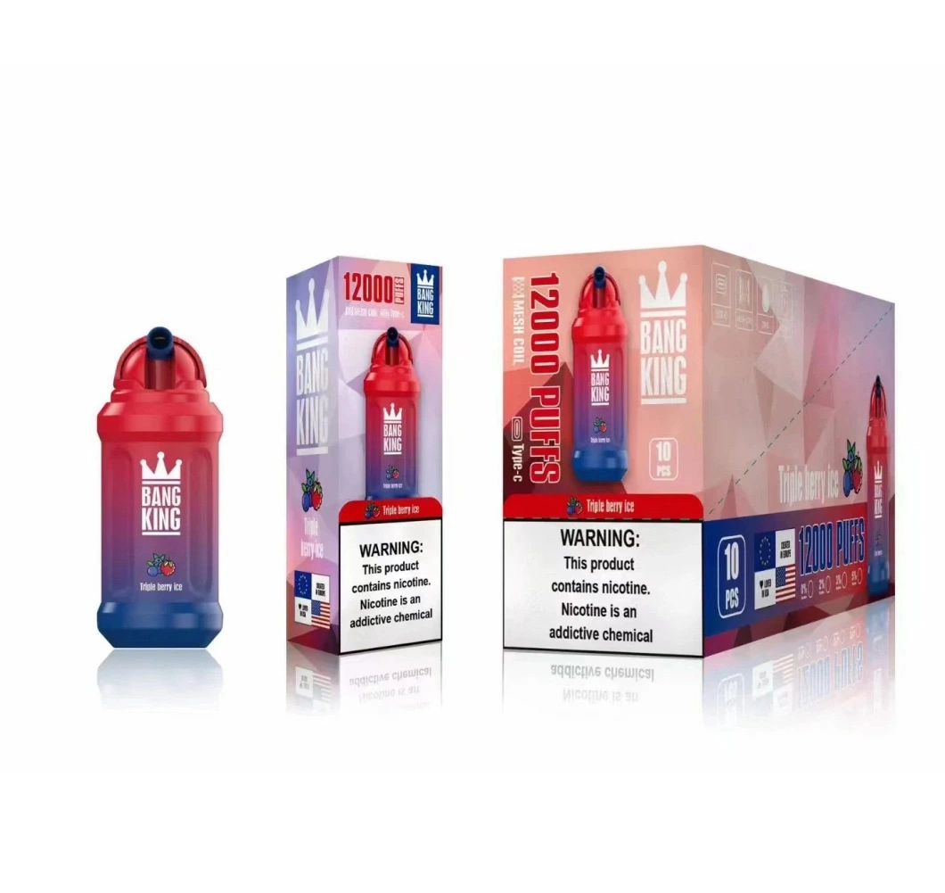 Bouteille d'eau jetable Vape Pen Bang XXL très grand 12000 puffs E distributeur de cigarettes 12K FPuff Vapes Puff