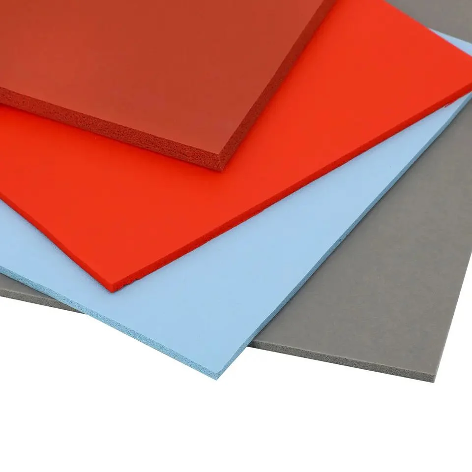 High Temperature and Density Silicone Rubber Foam Sheet in Rolls