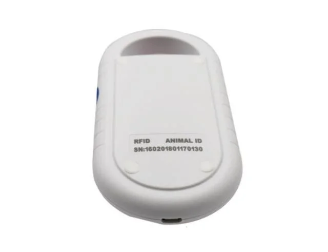 Inventory RFID Microchip Handheld Ear Tag Scanner Syringe Portable Reader for Animal Tracking