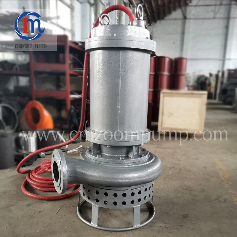 Non-Clogging Submersible Dirty Waste Water Drainage Pump Vertical Stainless Steel Sludge Centrifugal Pump Wq Submersible Cutter Grinder Mining Sewage Pump