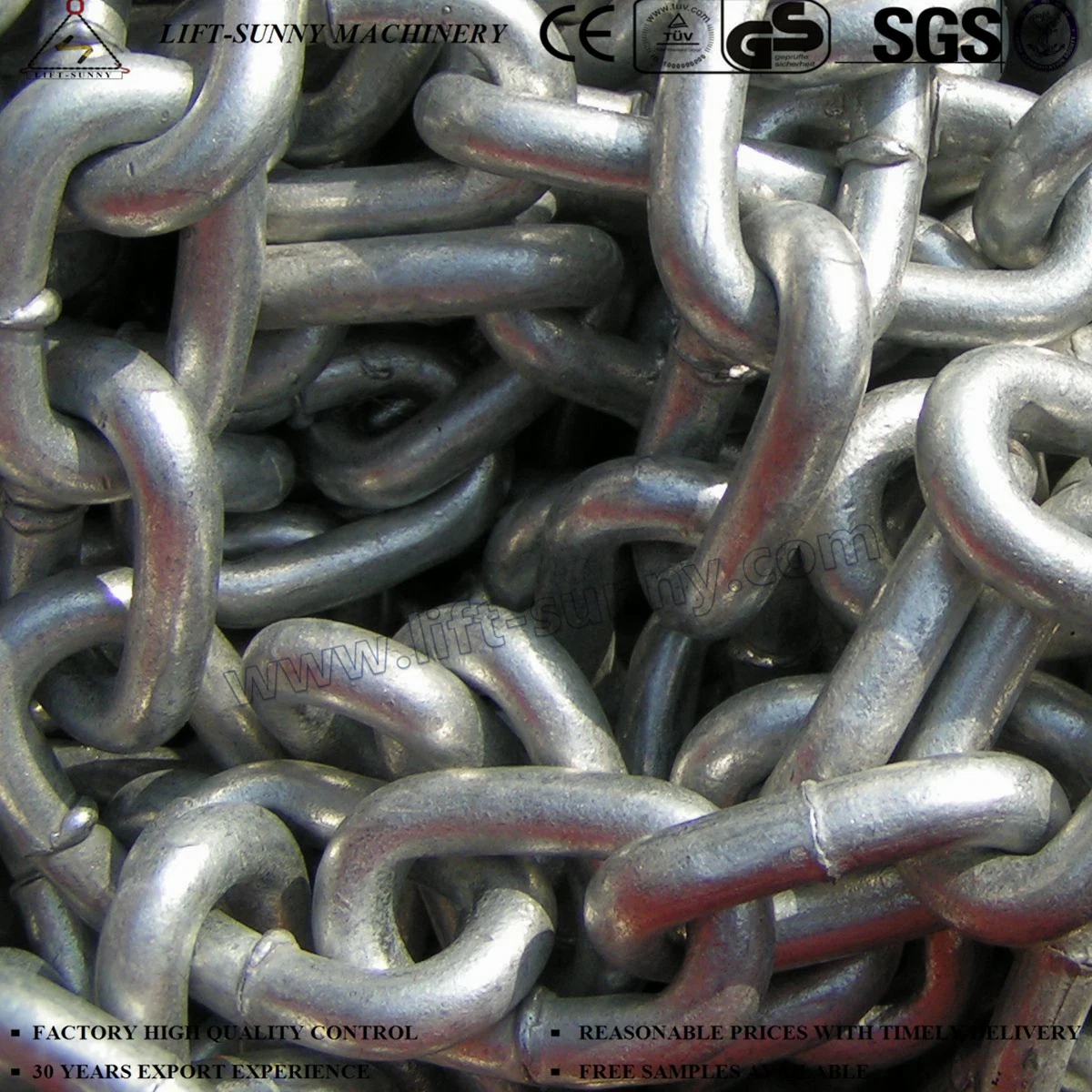 DIN763 Farm Welded Steel Chain Long Link Chain