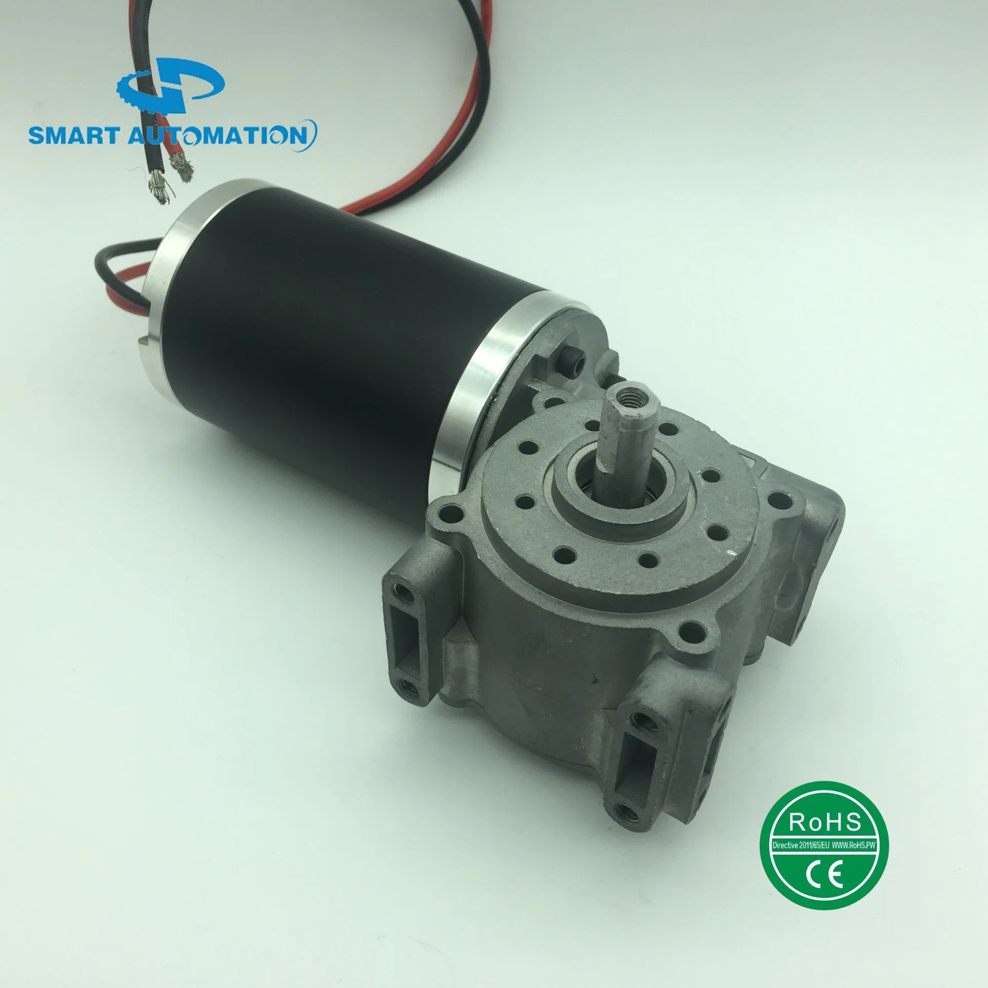 63WG 12V 24V 36V 48V DC de alto par motor de Abrepuertas Automático, para el deslizamiento de laminación de oscilación de puerta de garaje ascensor ascensor abrir y cerrar, opción con la caja de engranajes de gusano