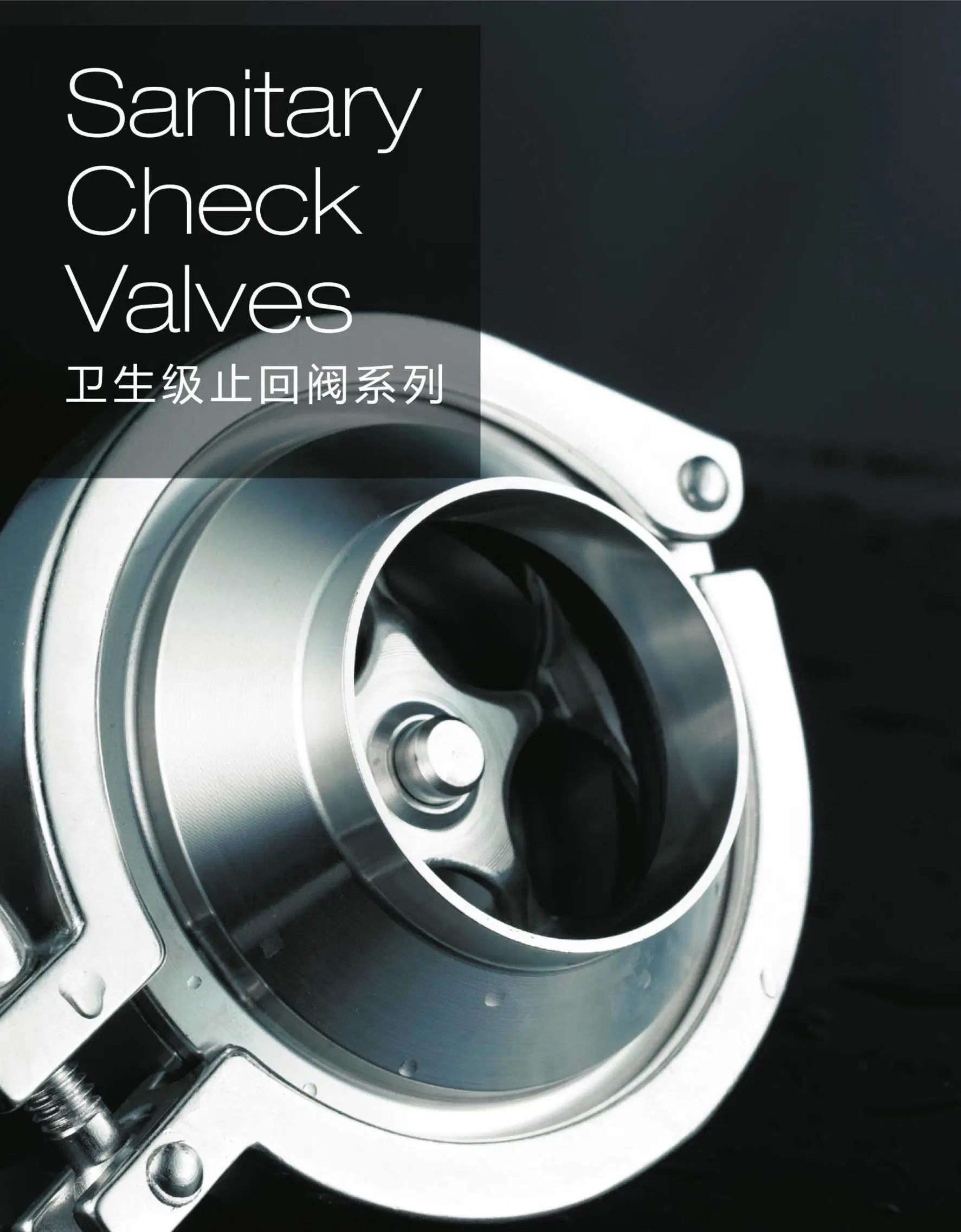 Sanitary Stainless Steel Tri Clover Welded Thread Check Valve