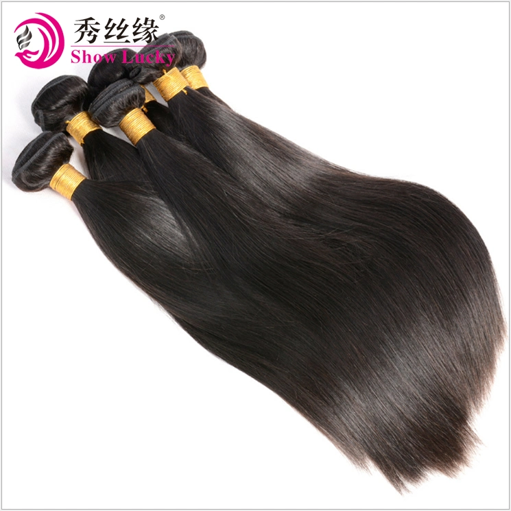 8A двойной нарисованный шелк прямой 100% Remy Malaysian Human Hair Плетение Малайзии