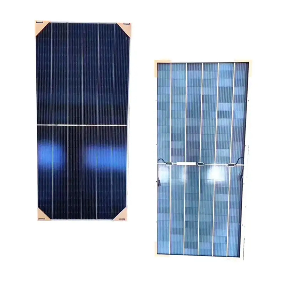 La moitié de la cellule Perc Momo panneaux solaires pour l'industrie chargeur 455 460 445 450 465 470 watts Paneles Solares