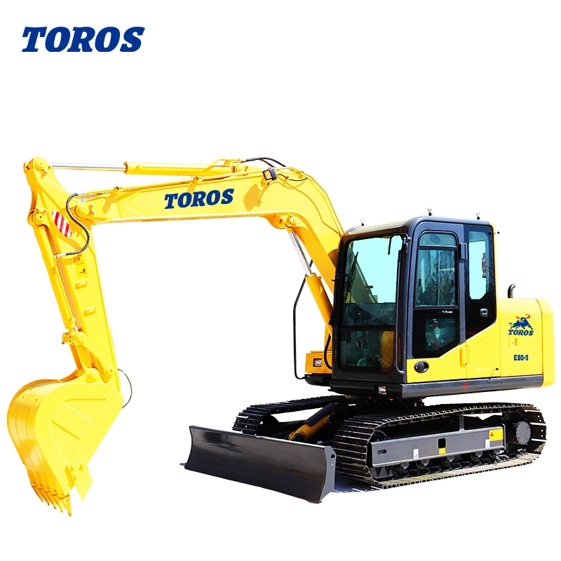 8 tonelada Zoomlion Ze60e excavadora de cadenas mini tractor con el precio más barato