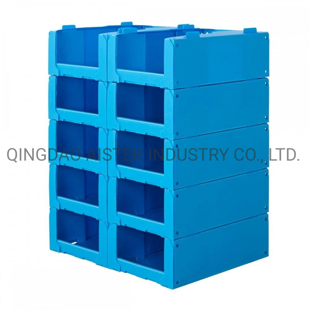 Corrugated Plastic Shelf Picking Bin PP Correx Warehouse Bins