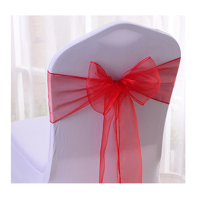 6.5*108" Sheer Organza Chair Sashes for Party Decoration