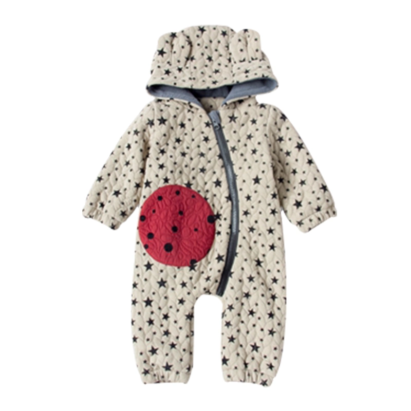 No Inverno do bebê romper o tecido confortável e vestuário para bebé de alta qualidade