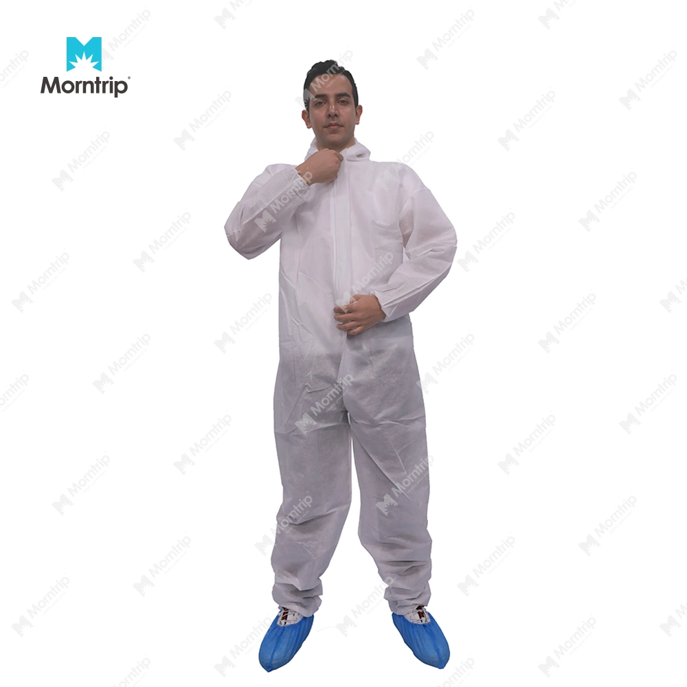 Dust Splash Resistant Microporous Coverall Protective Clothing Suitable for Mining Industry