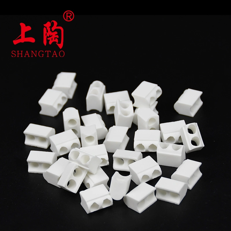 2022 Shanghai Gongtao 3mm 2holes Band Heizelement Isolator Steatit Keramik Für Heizkreis