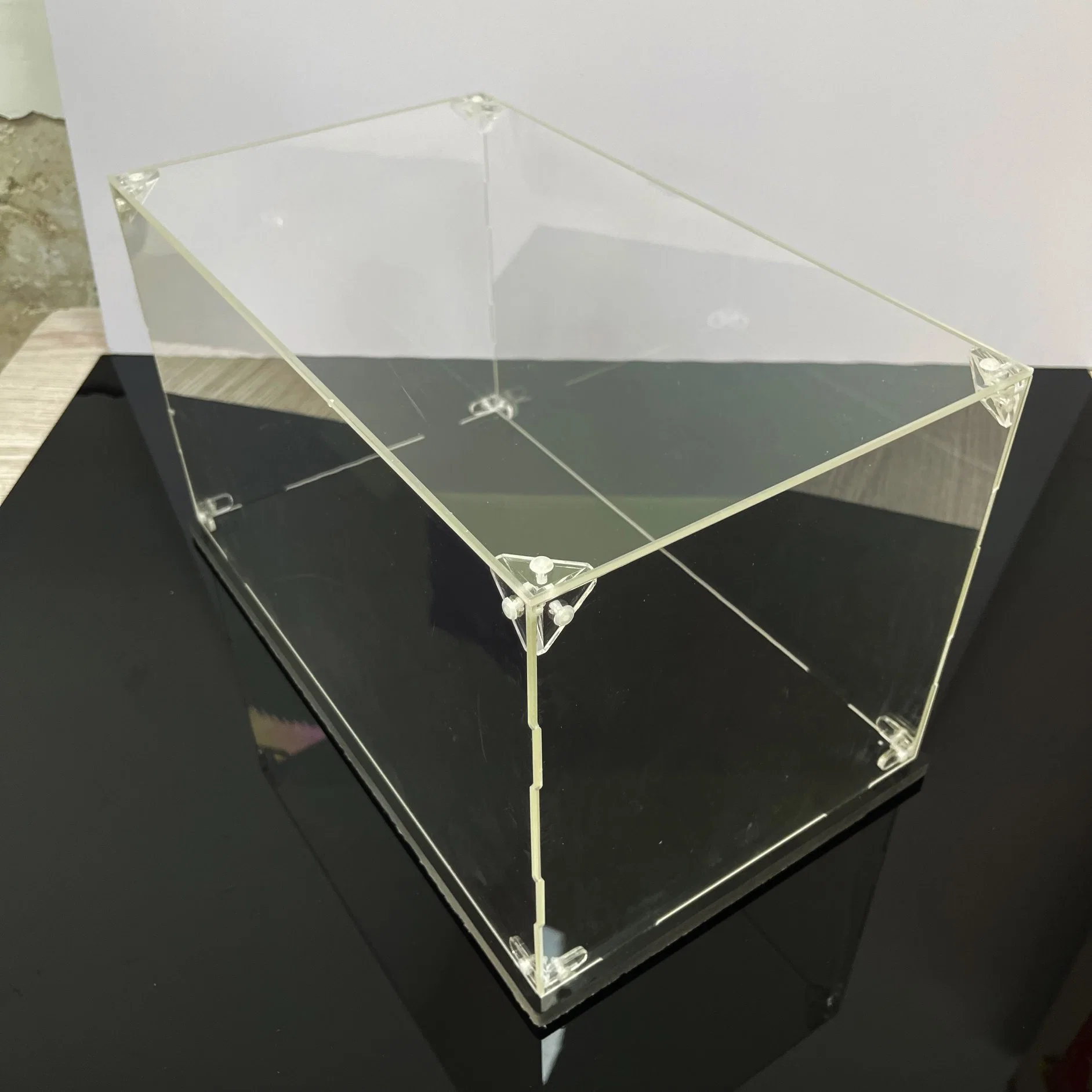 Custom Detachable Clear Acrylic Organizer Storage Display Box with Lid for Organizing