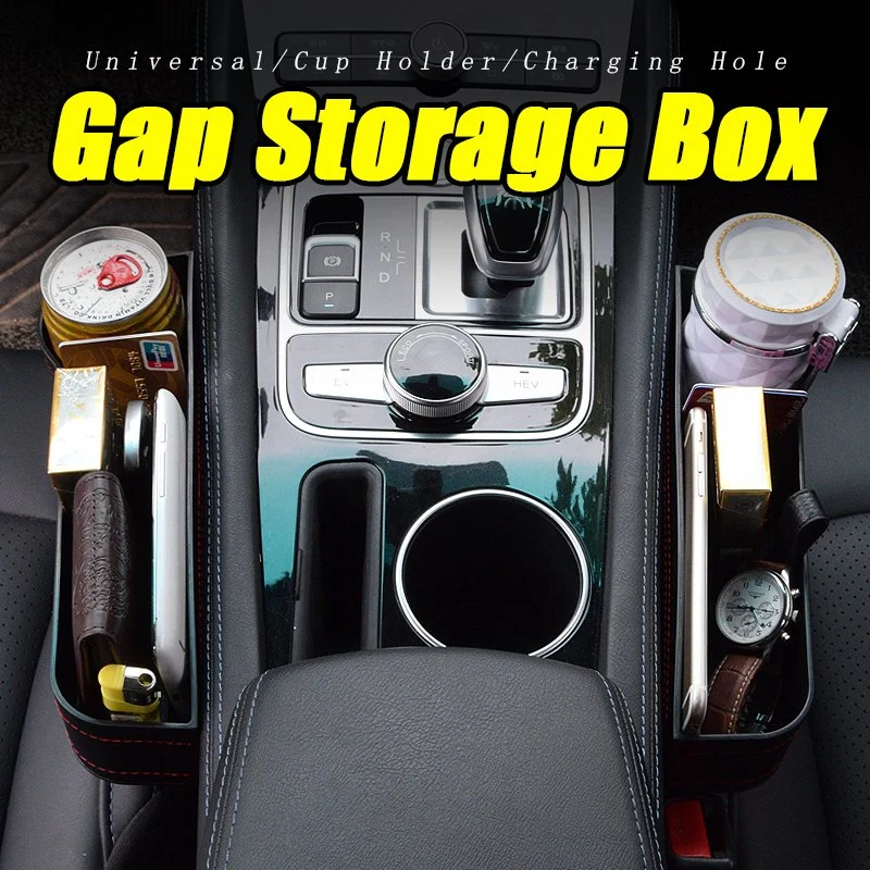 Car Seat Gap Organizer Car Front Seat Crevice Storage Box Car Seat Gap Filler Organizer