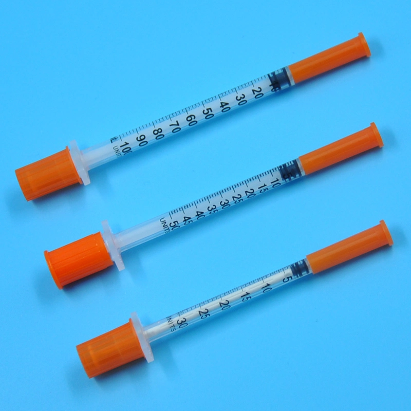 1ml/2ml/3ml/5ml/10ml/20ml/50ml Disposable Medical Insulin Syringe 10ml Syringe with Needle