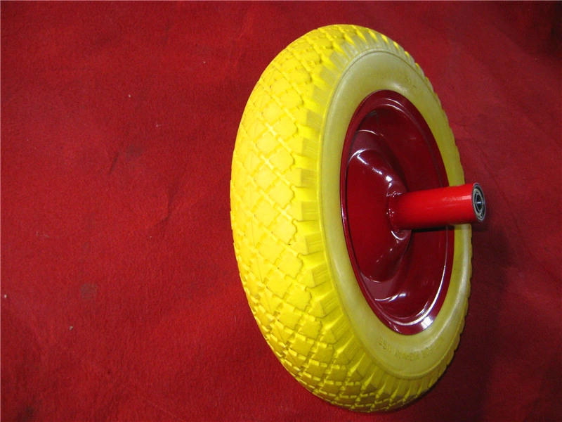 PU Foam Flat Free Wheelbarrow Wheels