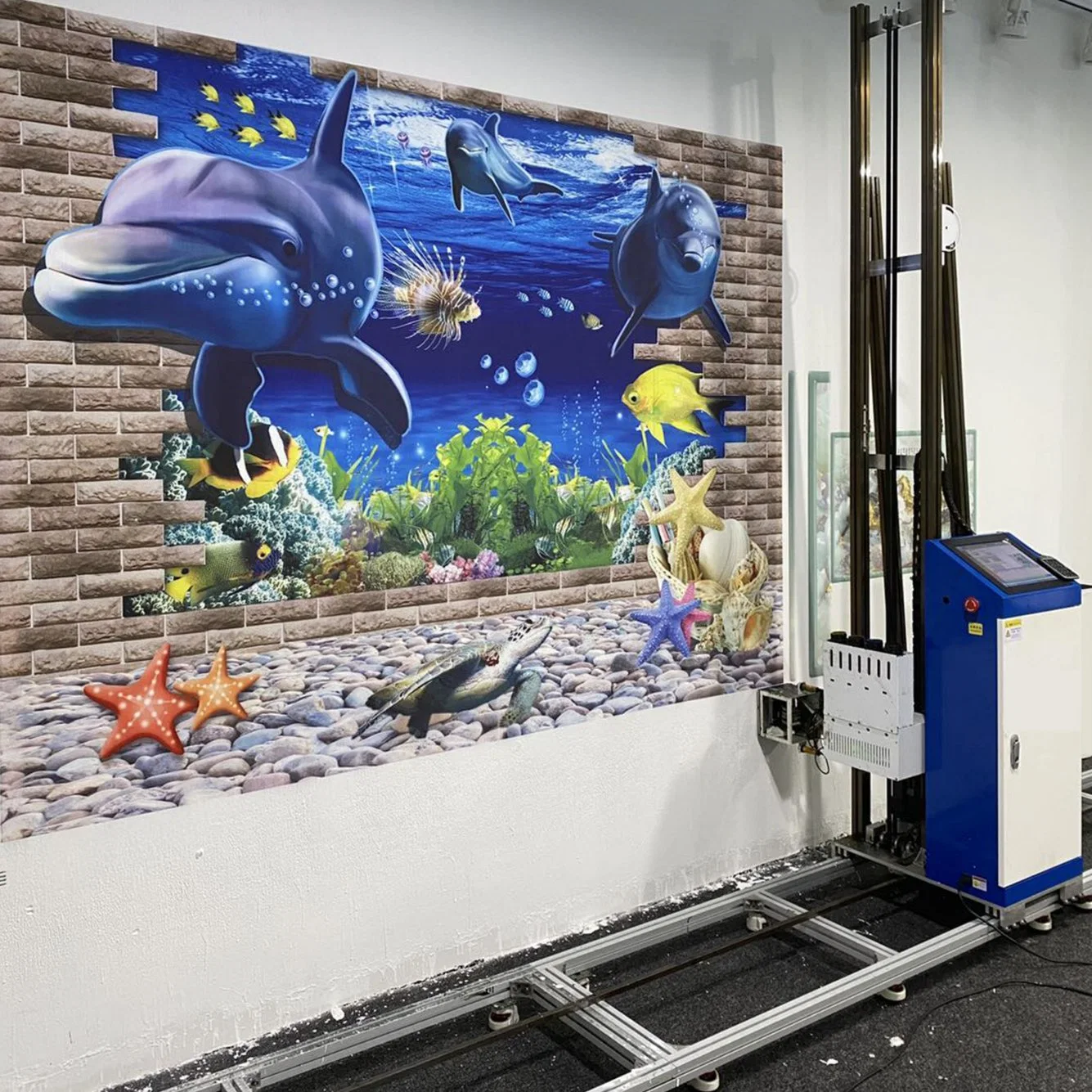 Faith Dx10 Water Based or UV Ink Direct to Wall Vinyl Plotter Machine for Indoor or Outdoor Printing