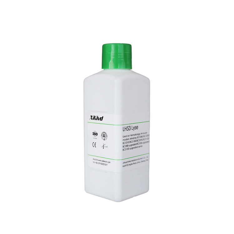 M-52lh Lyse 500ml con código de barras para los consumibles del analizador de hematología Mindray Reactivo