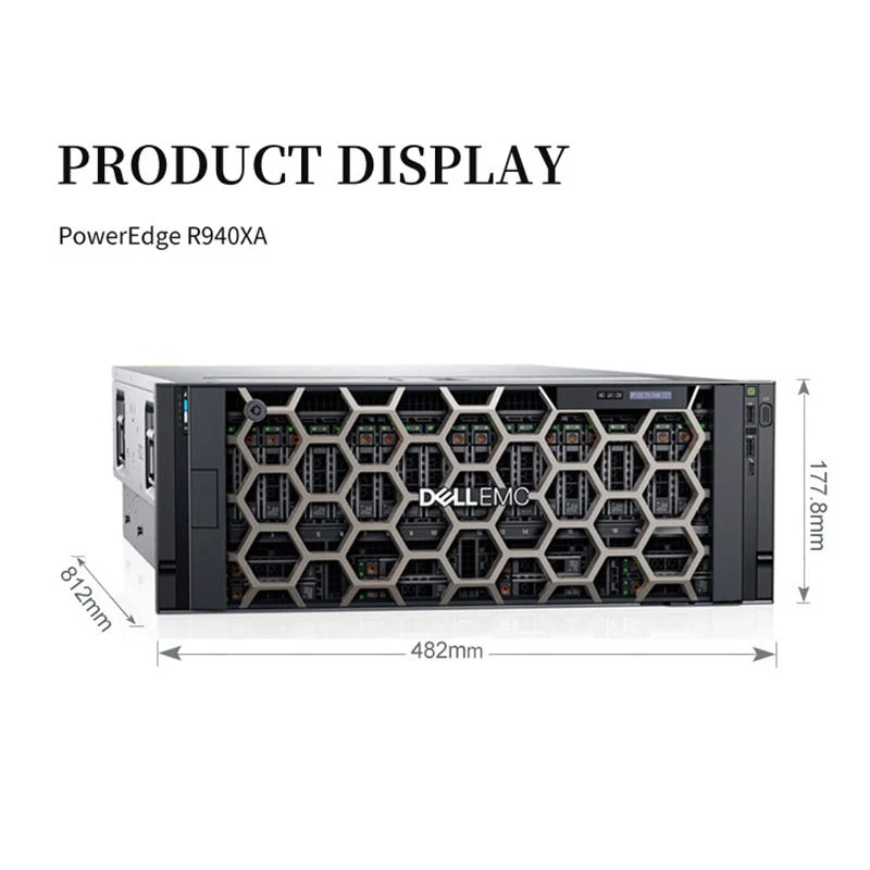 Poweredge R940 Intel Xeon Processor 3u Server Rack Server 8 Bay Server Case