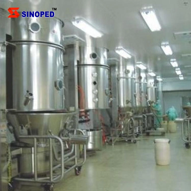 Fluid Bed Granulator Machine Mixing and Drying Instant Granules Solid Power Granulating Coating Boiler Drying Machine