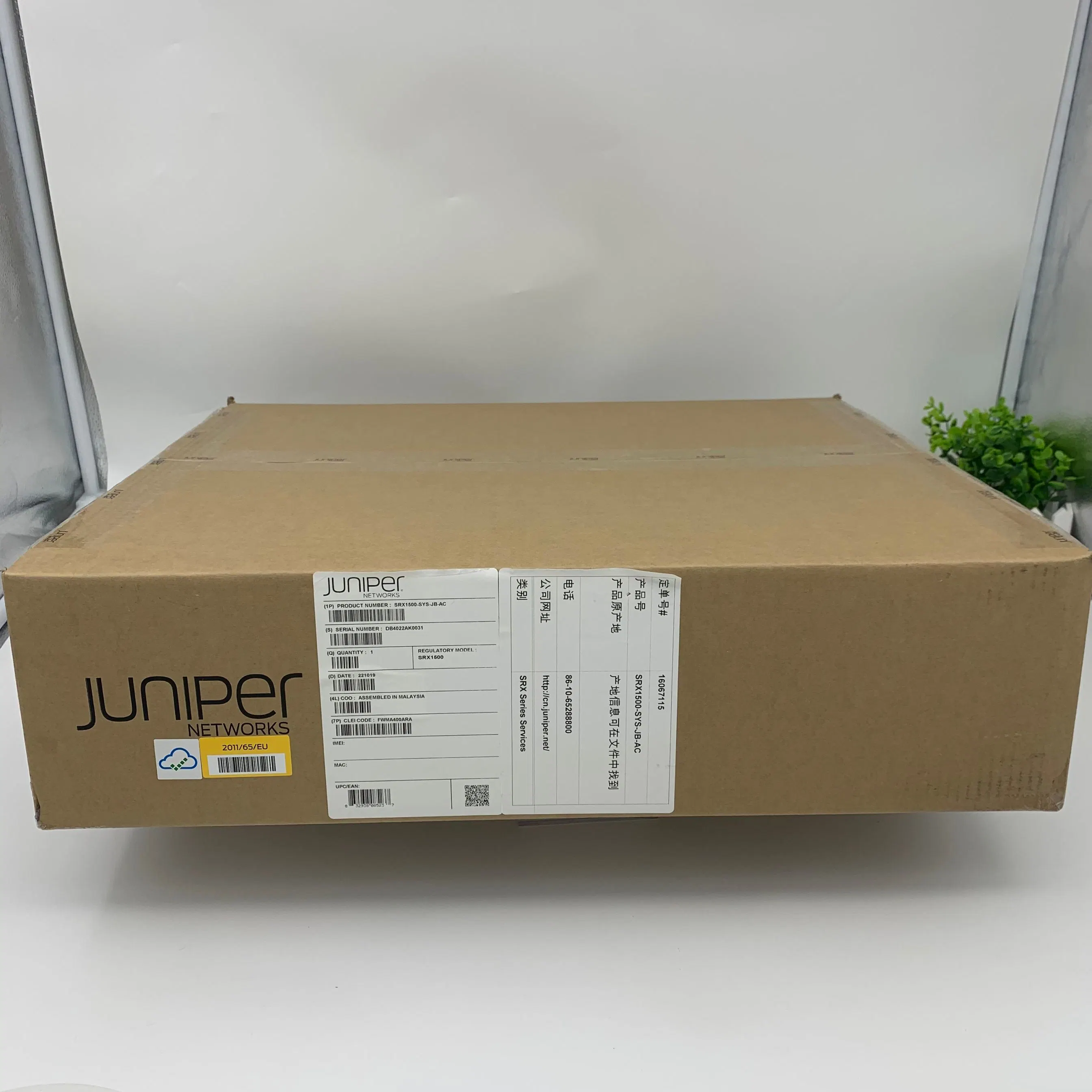 Nuevo cortafuegos de puerta de enlace de servicios original Juniper Srx1500 Srx1500-sys-JB-AC