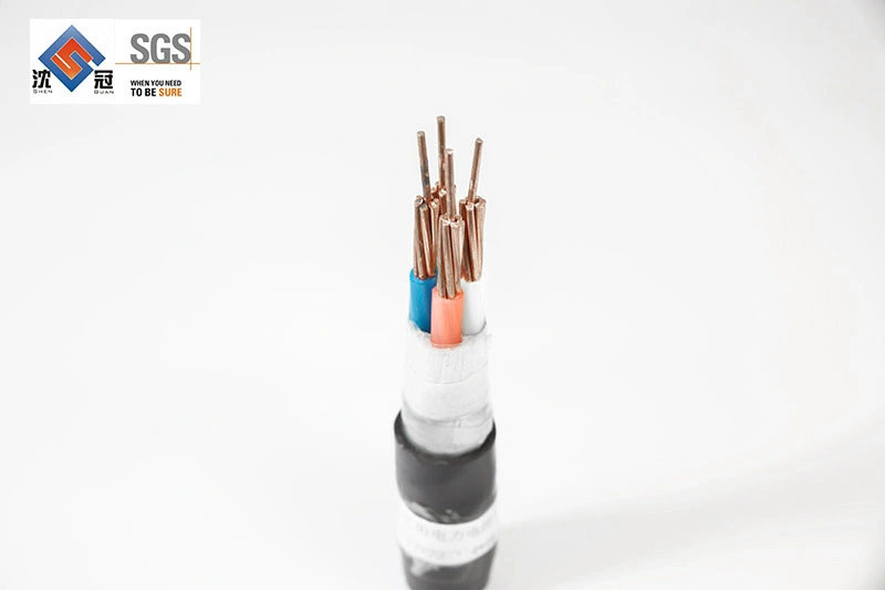 Shenguan AC Cable Insulated PVC Sheath Jacket XLPE Copper Aluminum Electric Wire Power Cable with ISO Certification FTTH Buried Optical Cable Wire GYTA