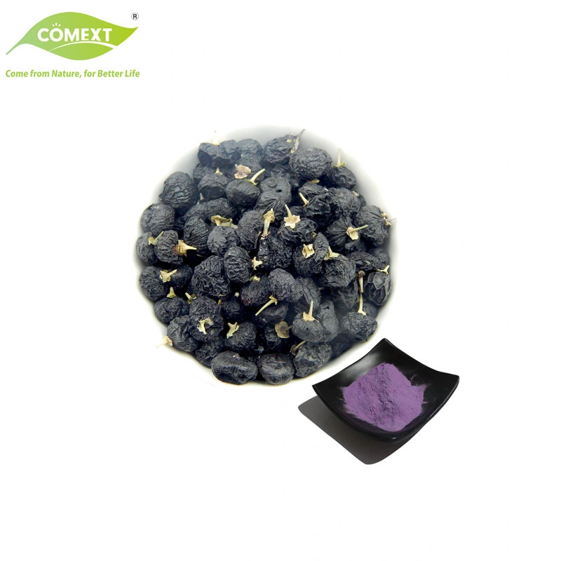 Comext Natural Black Wolfberry Fruit Extract Powder Lycium Ruthenicum Extract 1%~25% Anthocyanin