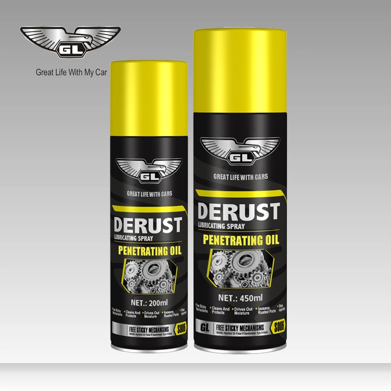 Chemical Anti-Rust Remover Spray Lubricant Silicone Lubricant Spray