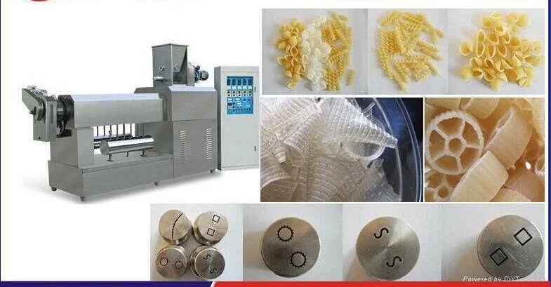 Single Screw Pasta Macaroni Puff Snack Food Extruder