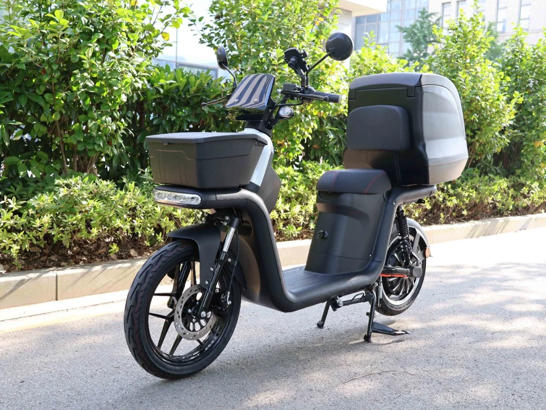 Wuxi Yolo Black and White Color with Delivery Box Finally Electric Delivery Truck