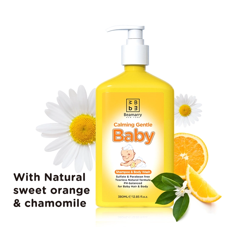 Wholesale/Supplier Private Label Cosmetics Natural Organic 2 in 1 Shower Gel Calming Gentle Baby Shampoo & Body Wash