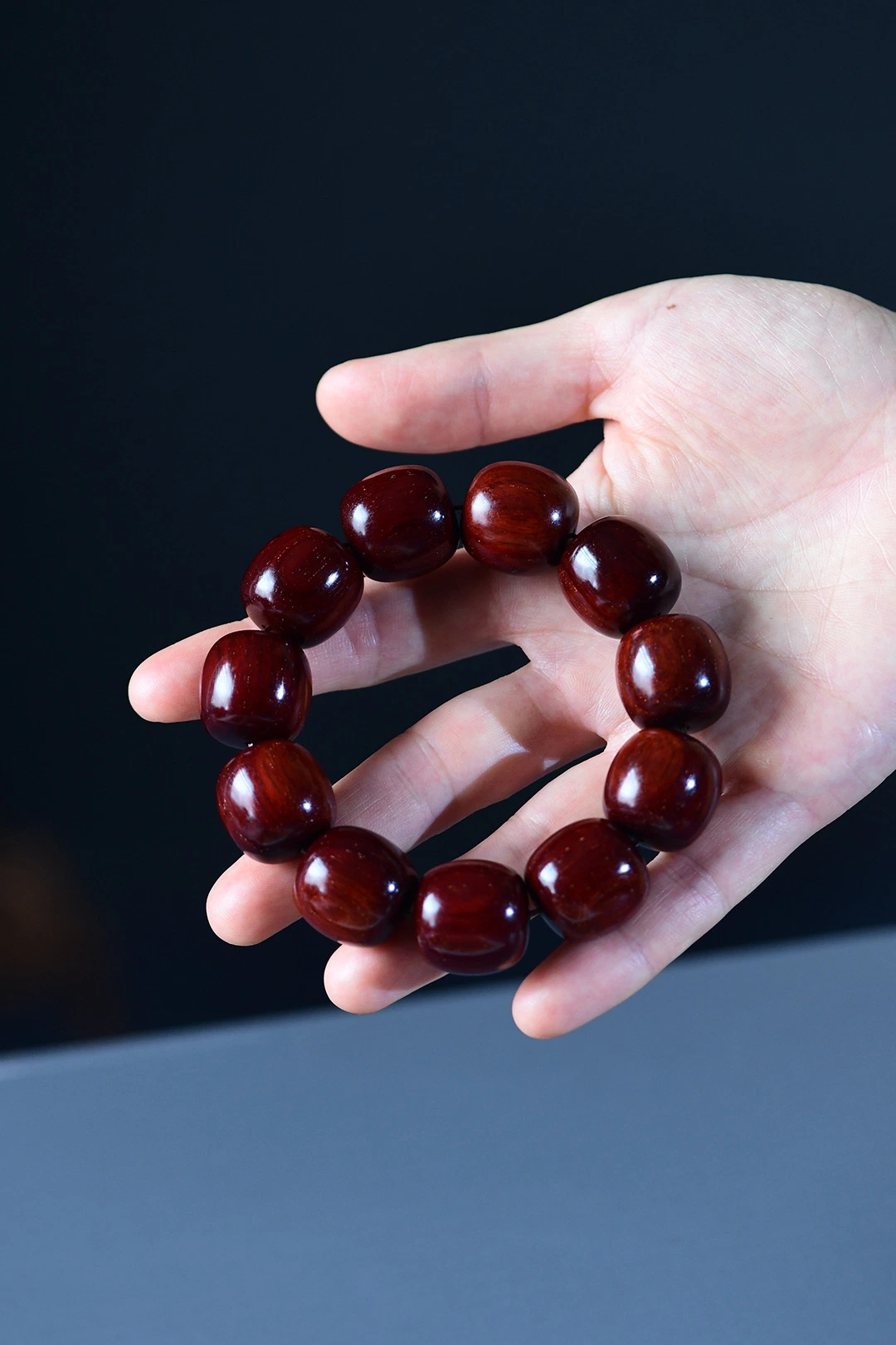 Small Leaf Rosewood String Gold Star Material Bucket Wooden Play Bead Bracelet