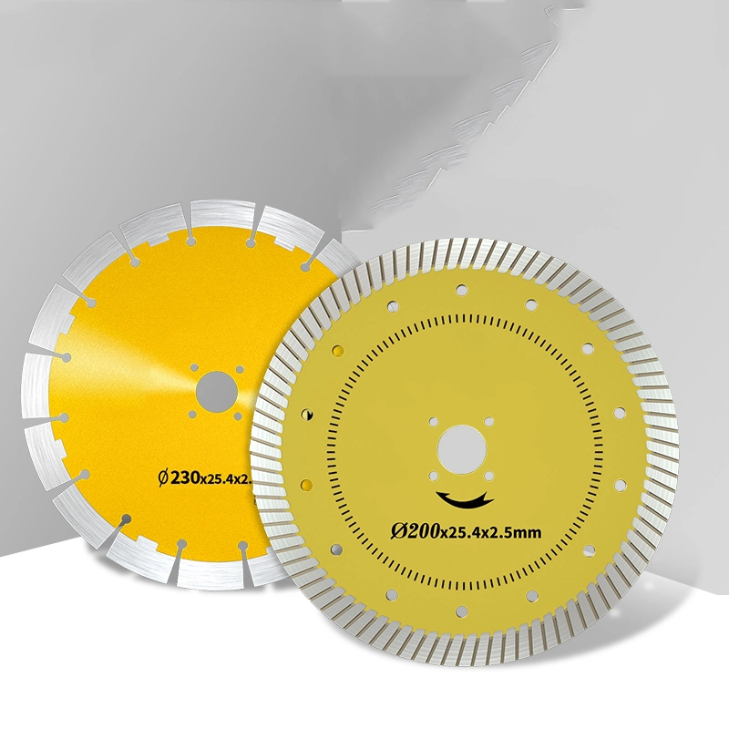 Mini Saw Blade Dry Cutting Diamond Slotted Saw Blade