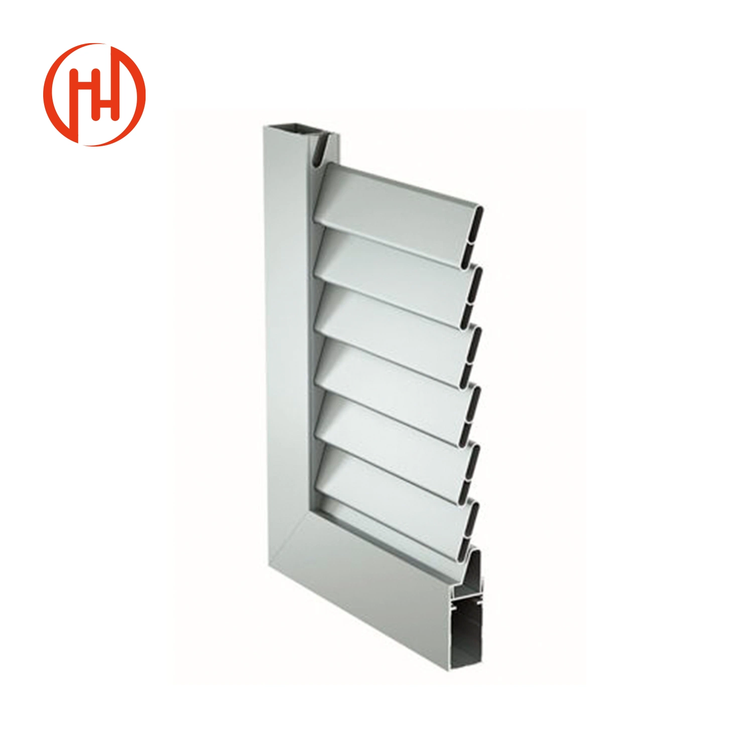 Fenêtres personnalisées d'obturateur de plantation en aluminium volet coulissant vertical d'aération en aluminium Portes volet de plantation en aluminium personnalisé