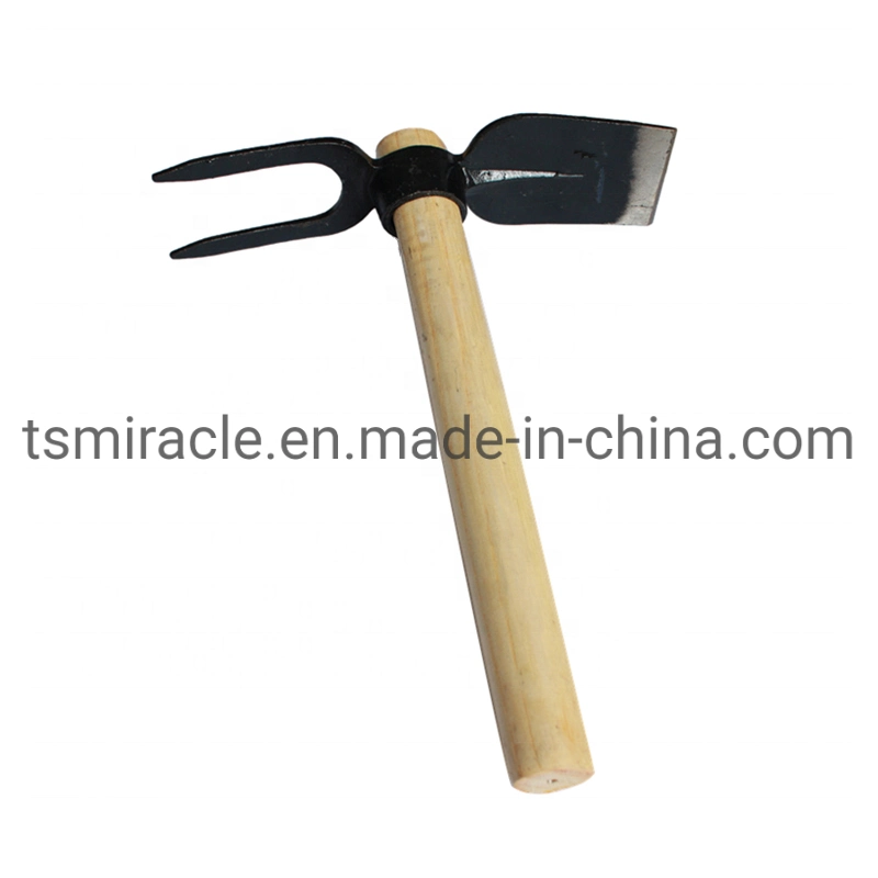 Chinese Suppliers Sell All Kinds of Forged Railway Steel Garden Hoes to African and South American Countries Fork Hoe