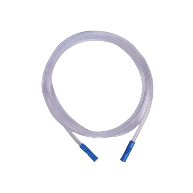 Medical Disposable Clear Suction Connection Tube with Yankauer Handle Suction Tube