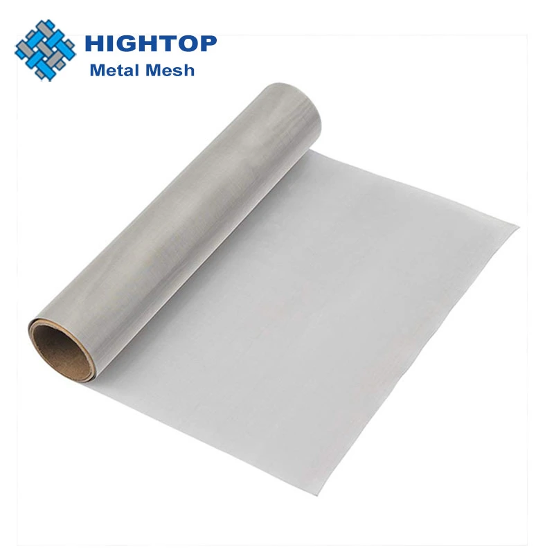 30 40 60 80 Mesh Plain Weave 410 430 Stainless Steel Wire Metal Mesh Screen Filtration Cloth