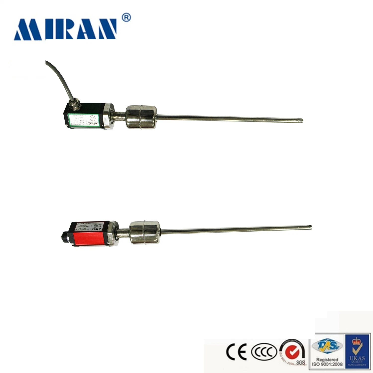 Mtl4 80mm-3000mm Magnetic Liquid Resistive Displacement Fuel Level Sensor