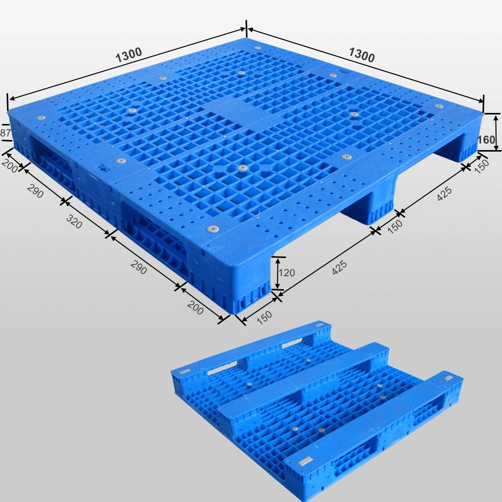 Large Blue Specification HDPE Heavy Duty Plastic Pallets for Sale