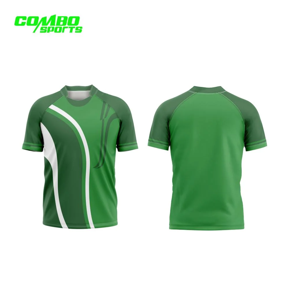 OEM Professional Factory Sports Wear Rugby Jerseys Club Suit High quality/High cost performance  100% Polyester Breathable Kits