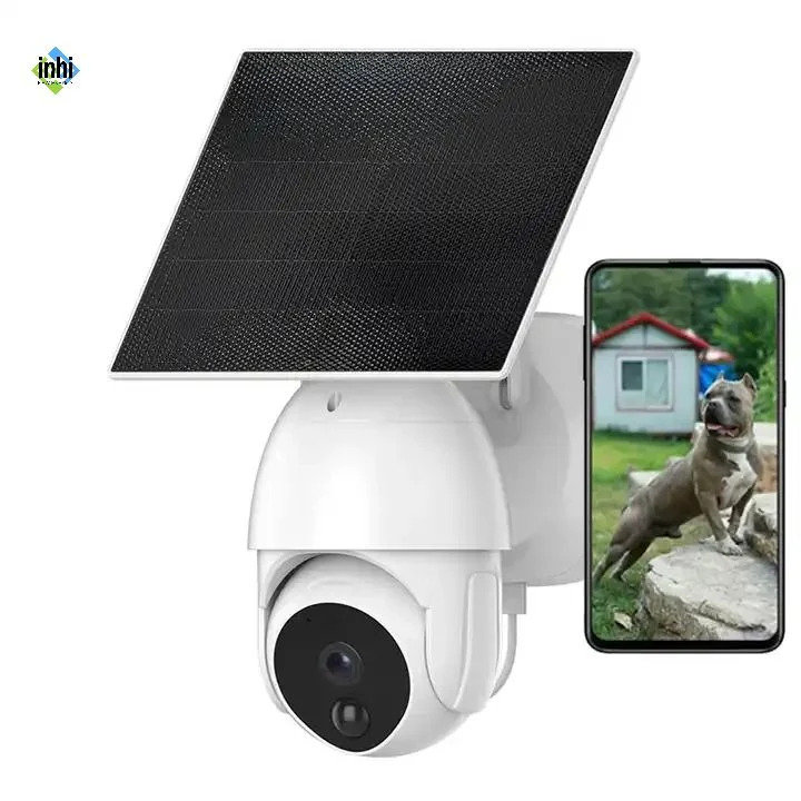 Inhi 1080P HD 4G WiFi Smart PTZ Security Solar Surveillance CCTV Solar Camera