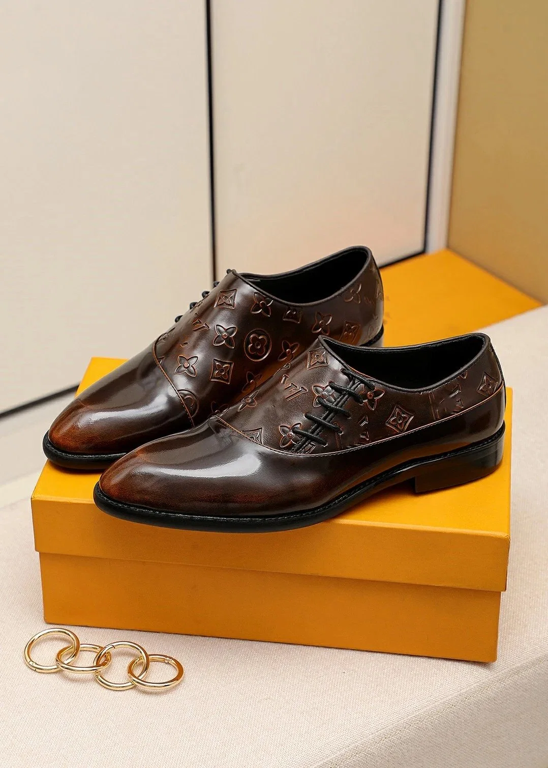 Atacado Balenciag'a's Shoes Designer Business Couro formal Sapatos Gucc'i's. Sapatilhas