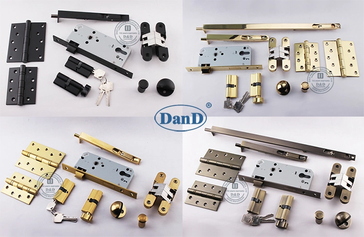 Half Euro Brass Cylinder Lock Single Open Key Hardware Accessories