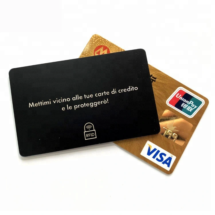 Custom High quality/High cost performance  RFID&#160; Blocking&#160; Card&#160; for Bank&#160; Cardprotection