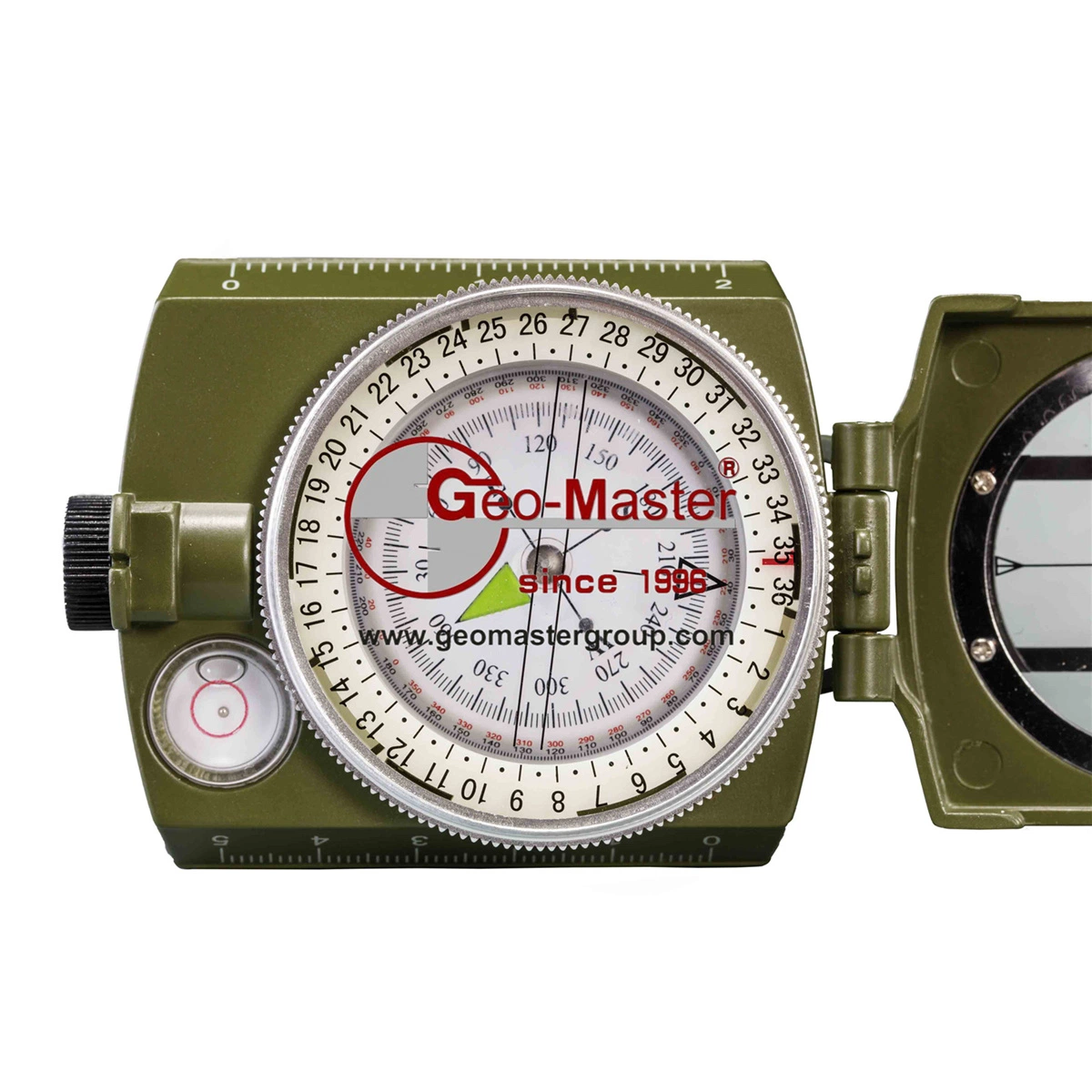 بوصلة Prismatic Compass/Lensatic Compass W. 1/4" قياس اهتزاز 360 درجة لوضع Tripod