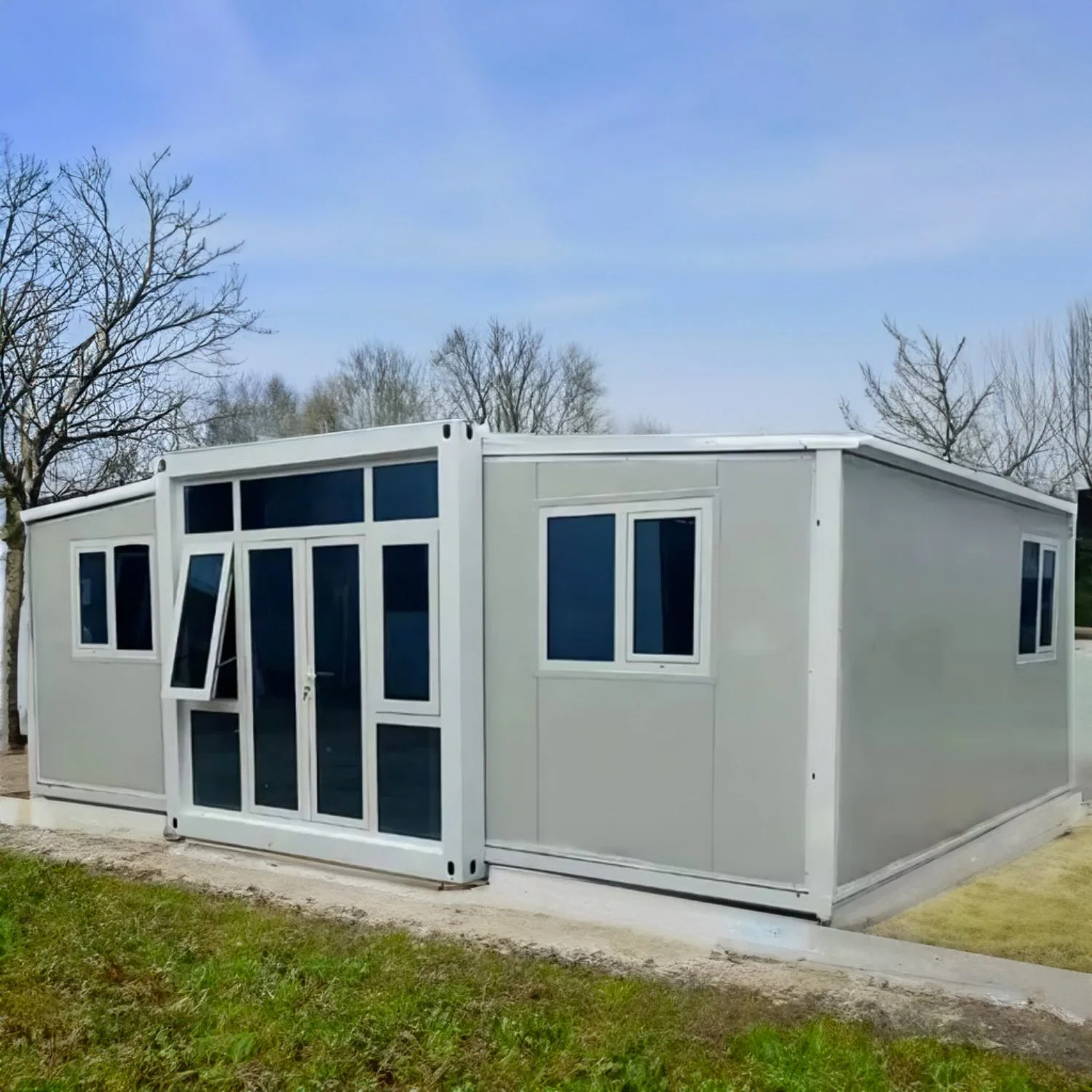 Modular Villa One Level Light Steel Prefab Container House Prefabricated Villa