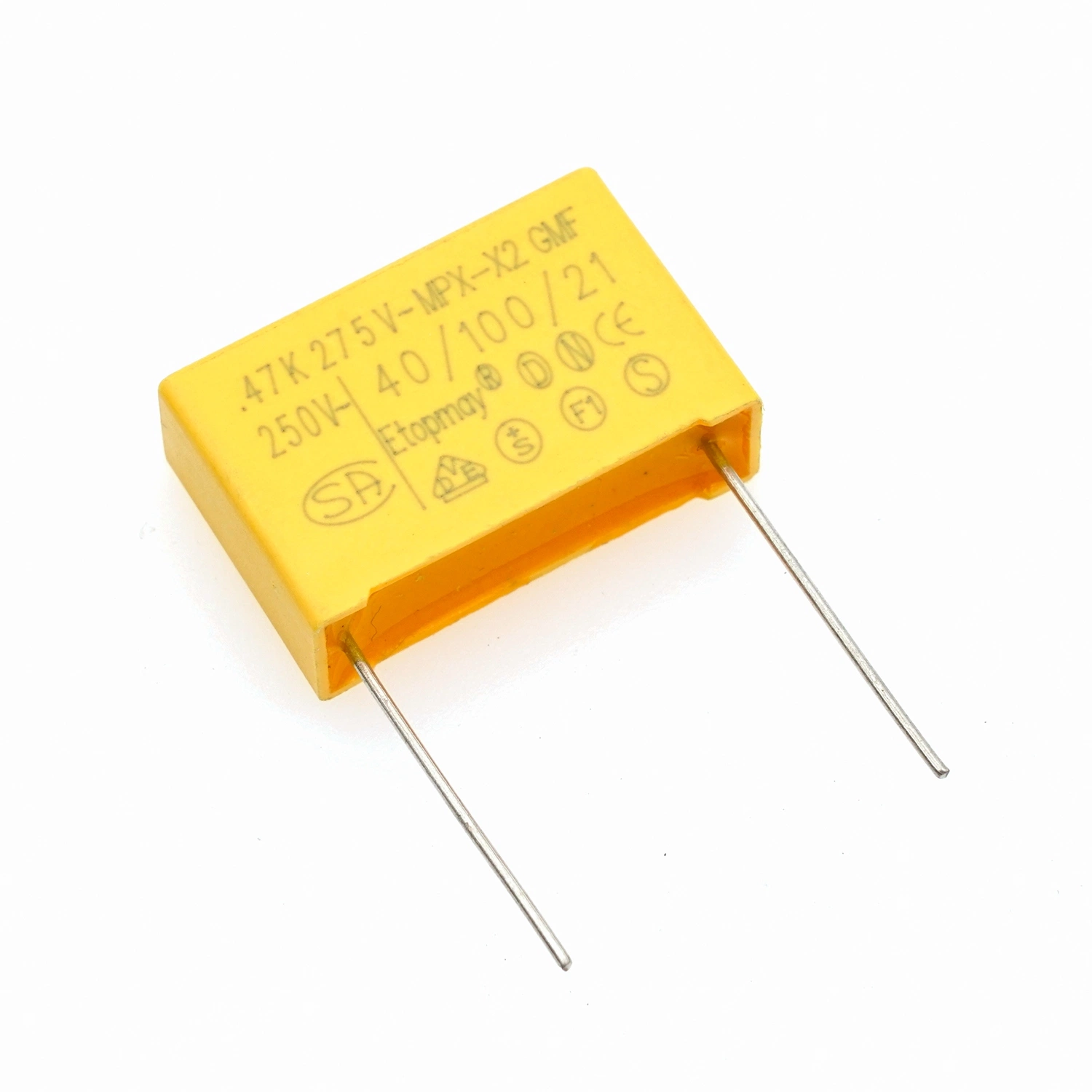 Factory X2 Safety Capacitor 15mm Polypropylene Film 104K for Sale