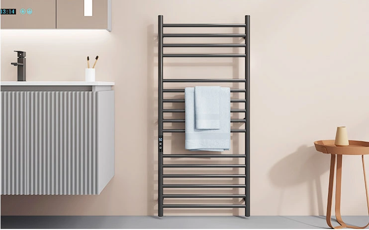 Smart en acier inoxydable Accueil Salle de bains chauffants électriques Serviettes Rack