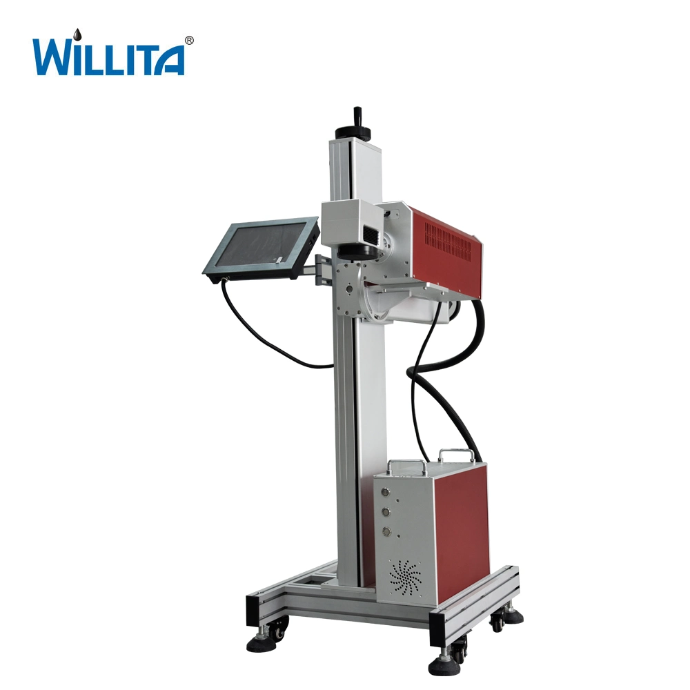 Manufacture CO2 Laser Marking Machine Laser Printer for Leather